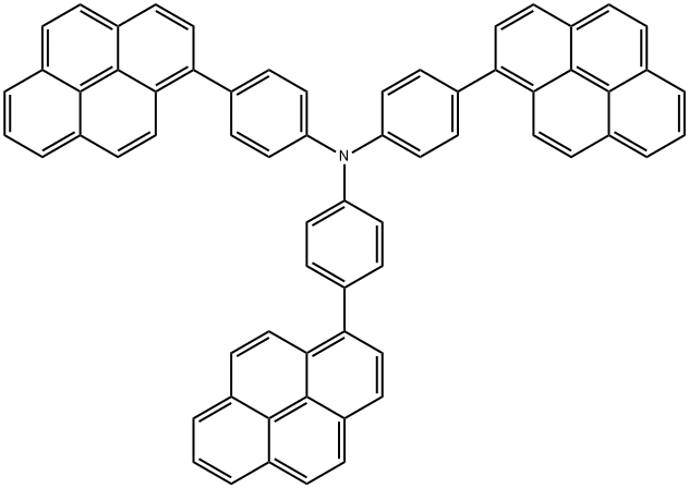 4-(1-Pyrenyl)-N,N-bis[4-(1-pyrenyl)phenyl]benzenamine|4,4',4''-三(1-芘基)三苯胺