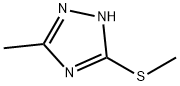 3-甲基-5-(甲硫基)-1H-1,2,4-三唑,34985-98-3,结构式