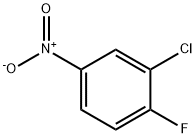 3-Chloro-4-fluoronitrobenzene Struktur