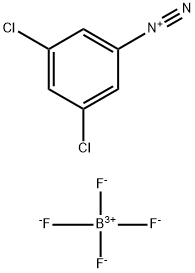 3,5-DICHLOROPHENYLDIAZONIUM TETRAFLUOROBORATE Struktur