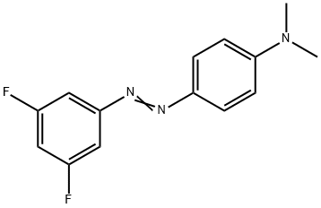 p-((3,5-Difluorophenyl)azo)-N,N-dimethylaniline 结构式