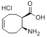 CIS-(Z)-8-AMINO-CYCLOOCT-4-ENECARBOXYLIC ACID HYDROCHLORIDE Struktur