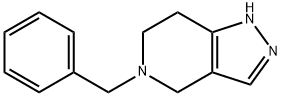 5-苄基-4,5,6,7-四氢-1H-吡唑-(4,3-C)哌啶,35005-71-1,结构式