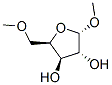 alpha-D-Xylofuranoside, methyl 5-O-methyl- Structure