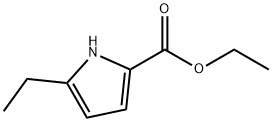 5-Ethyl-1H-pyrrole-2-carboxylic acid ethyl ester Structure