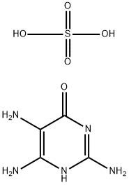 2,4,5-三氨基-6-羟基嘧啶硫酸盐, 35011-47-3, 结构式