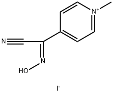 4-[氰(羟氨基)甲基]-1-甲基碘化吡啶 结构式