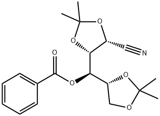 2-O,3-O:5-O,6-O-Bis(1-methylethylidene)-D-mannononitrile 4-benzoate,35023-81-5,结构式