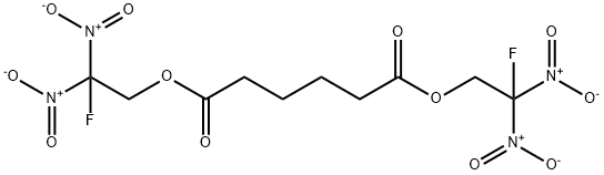 アジピン酸ビス(2-フルオロ-2,2-ジニトロエチル) 化学構造式