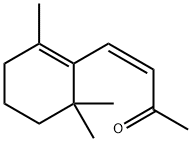 (Z)-4-(2,6,6-トリメチル-1-シクロヘキセン-1-イル)-3-ブテン-2-オン 化学構造式