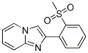 2-[o-(Methylsulfonyl)phenyl]imidazo[1,2-a]pyridine 结构式