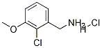 1-(2-氯-3-甲氧基苯基)甲胺盐酸盐, 350480-56-7, 结构式