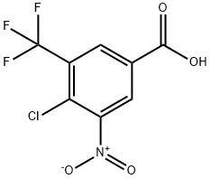 4-CHLORO-3-NITRO-5-(TRIFLUOROMETHYL)BENZOIC ACID|4-氯-3-硝基-5-三氟甲基苯甲酸