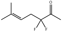 5-Hepten-2-one,  3,3-difluoro-6-methyl- Structure