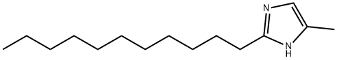 4-甲基-2-十一烷基咪唑,35050-10-3,结构式