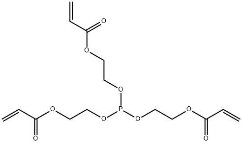 トリアクリル酸ホスフィニリジントリス(オキシ-2,1-エタンジイル) 化学構造式