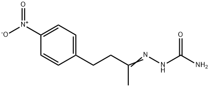 4-(p-Nitrophenyl)-2-butanone semicarbazone Structure