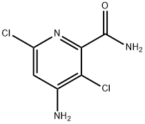 4-aMino-3,6-dichloropicolinaMide Struktur
