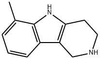 6-methyl-2,3,4,5-tetrahydro-1H-pyrido[4,3-b]indole(SALTDATA: H2O 0.08NaCl) Structure