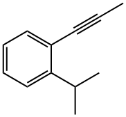 Benzene, 1-(1-methylethyl)-2-(1-propynyl)- (9CI),350695-83-9,结构式