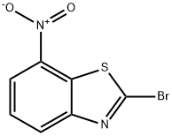 2-溴-7-硝基苯并噻唑 结构式