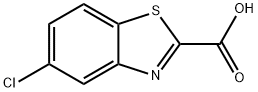 5-Chloro-benzothiazole-2-carboxylicacid Struktur