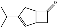 Bicyclo[3.2.0]hept-2-en-6-one, 3-(1-methylethyl)- (9CI) Structure