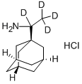リマンタジン-D4塩酸塩(エチル-D4) 化学構造式
