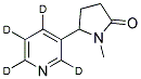 CONTININE-2,4,5,6-D4 (PYRIDINE-D4) Structure
