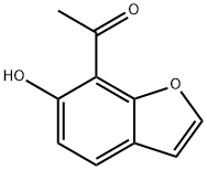 1-(6-羟基苯并呋喃-7-基)乙烷-1-酮 结构式