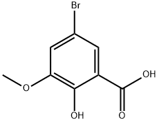 35090-76-7 5-溴-2-羟基-3-甲氧基苯甲酸