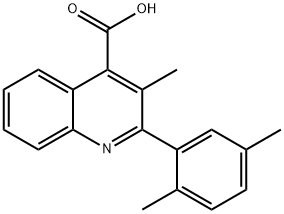2-(2,5-DIMETHYL-PHENYL)-3-METHYL-QUINOLINE-4-CARBOXYLIC ACID
