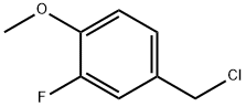 3-氟-4-甲氧基苄氯, 351-52-0, 结构式