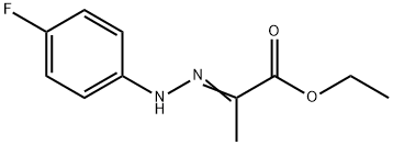 Propanoic acid, 2-(4-fluorophenylhydrazono)-, ethyl ester,351-64-4,结构式