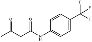 3-氧-N-(4-三氟甲基苯基)丁酰胺, 351-87-1, 结构式