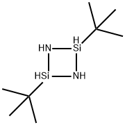 1,3-双（叔丁基）环二硅氮烷,351003-04-8,结构式