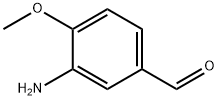 3-AMINO-4-METHOXY-BENZALDEHYDE 结构式
