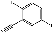 2-フルオロ-5-ヨードベンゾニトリル 化学構造式