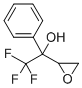 3,4-EPOXY-2-PHENYL-1,1,1-TRIFLUORO-2-BUTANOL 化学構造式