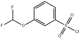 3-(DIFLUOROMETHOXY)BENZENESULFONYL CHLORIDE Struktur