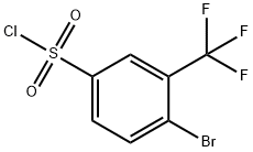 4-BROMO-3-(TRIFLUOROMETHYL)BENZENESULFONYL CHLORIDE Struktur