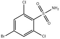 4-溴-2,6-二氯苯磺酰胺,351003-55-9,结构式