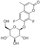6,8-Difluoro-4-methylumbelliferyl-b-D-glucopyranoside Structure