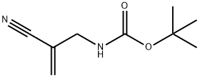 Carbamic acid, (2-cyano-2-propenyl)-, 1,1-dimethylethyl ester (9CI) Struktur