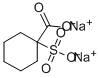 disodium 1-sulphonatocyclohexanecarboxylate  Structure