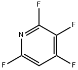 2,3,4,6-テトラフルオロピリジン 化学構造式