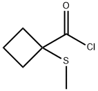35120-21-9 Cyclobutanecarbonyl chloride, 1-(methylthio)- (9CI)
