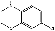 4-氯-2-甲氧基-N-甲基苯胺,35122-79-3,结构式