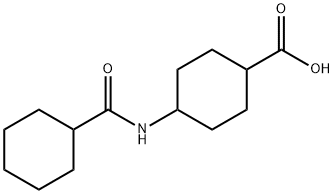Cyclohexanecarboxylic acid, 4-[(cyclohexylcarbonyl)amino]- (9CI) Structure