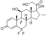 (9R,11S,14S,16R,17R)-6,6,9-trifluoro-11,17-dihydroxy-17-(2-hydroxyacetyl)-10,13,16-trimethyl-8,11,12,14,15,16-hexahydro-7H-cyclopenta[a]phenanthren-3-one|